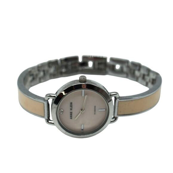 Anne Klein Wrist Watch Analog Diamond Quartz Ladies New Battery - Picture 4 of 6